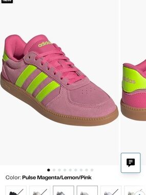 Pulse Magenta and Lemon Suede Sneaker size 5 (fits women 6.5)